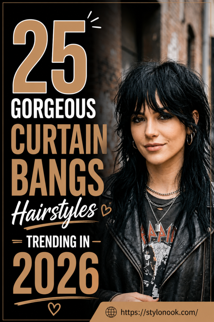 25 Gorgeous Curtain Bangs Hairstyles Trending in 2026