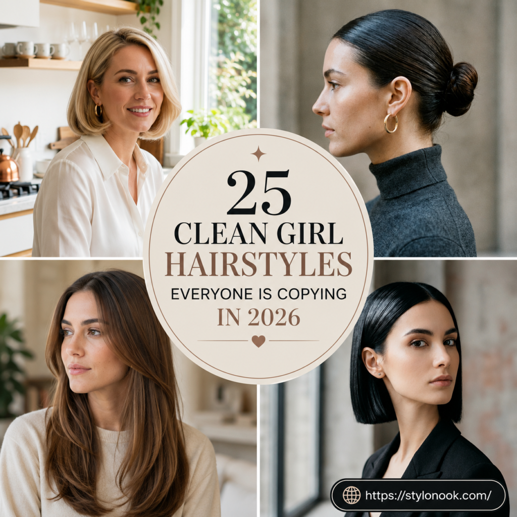 25 Clean Girl Hairstyles Everyone Is Copying in 2026