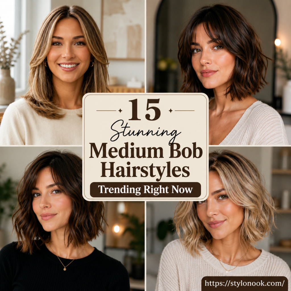 15 Stunning Medium Bob Hairstyles Trending Right Now
