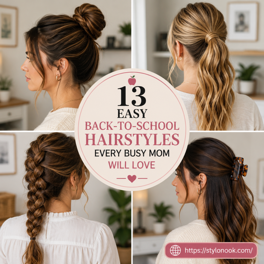 13 Easy Back-to-School Hairstyles Every Busy Mom Will Love