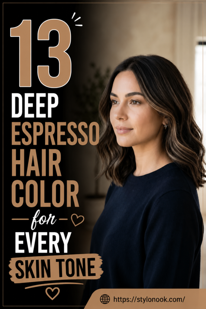 13 Deep Espresso Hair Color for Every Skin Tone