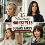 35 Flattering Hairstyles for Square Faces You’ll Want to Save