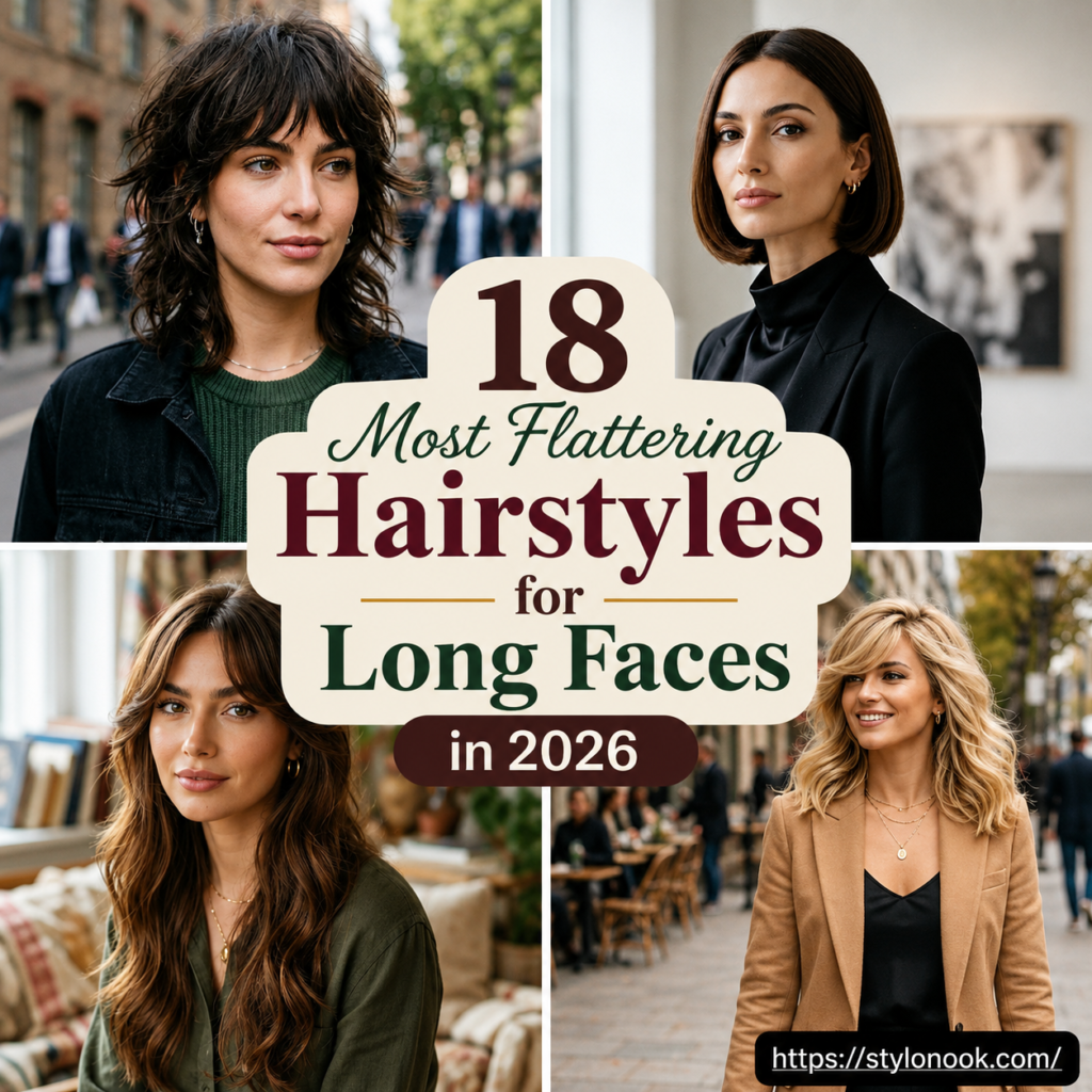18 Most Flattering Hairstyles for Long Faces in 2026