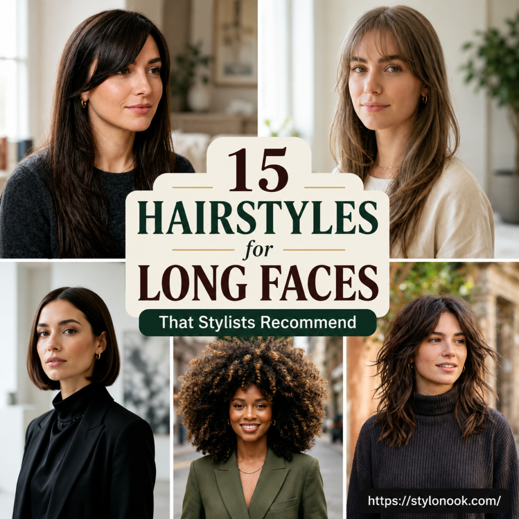 15 Hairstyles for Long Faces That Stylists Recommend