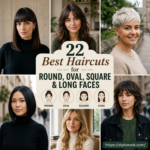 22 Best Haircuts for Round, Oval, Square & Long Faces