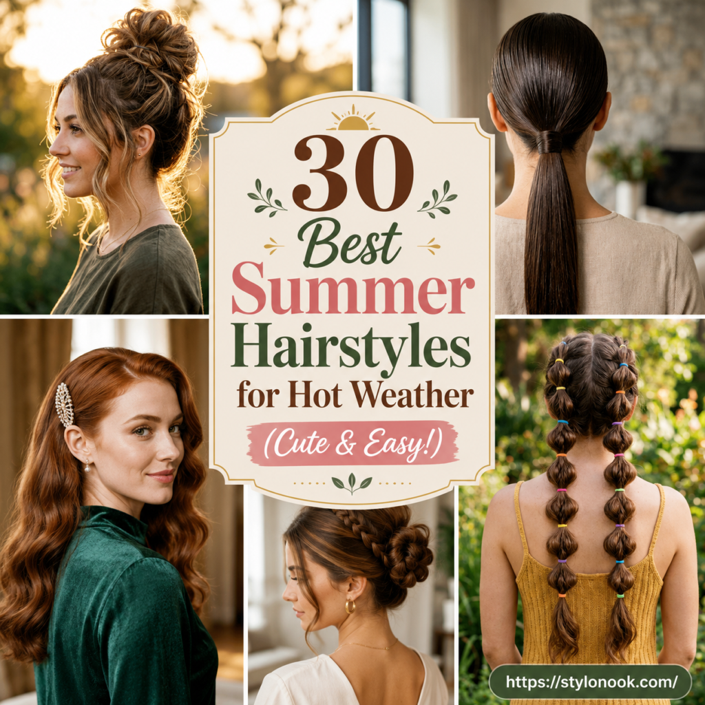 30 Best Summer Hairstyles for Hot Weather (Cute & Easy!)