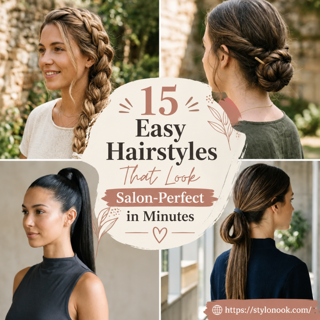 15 Easy Hairstyles That Look Salon-Perfect in Minutes