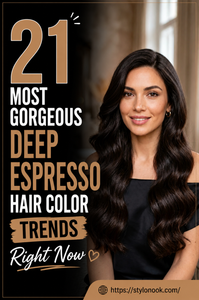 21 Most Gorgeous Deep Espresso Hair Color Trends Right Now