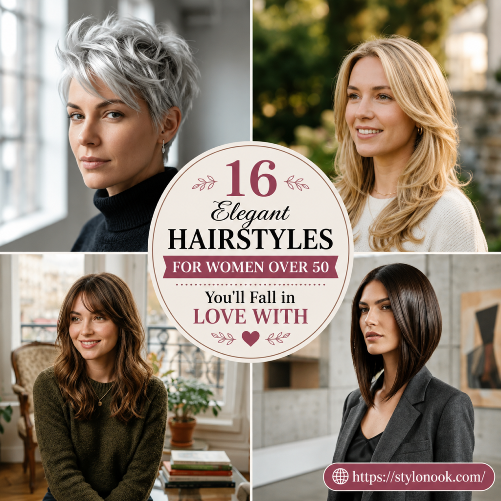16 Elegant Hairstyles for Women Over 50 You’ll Fall in Love With