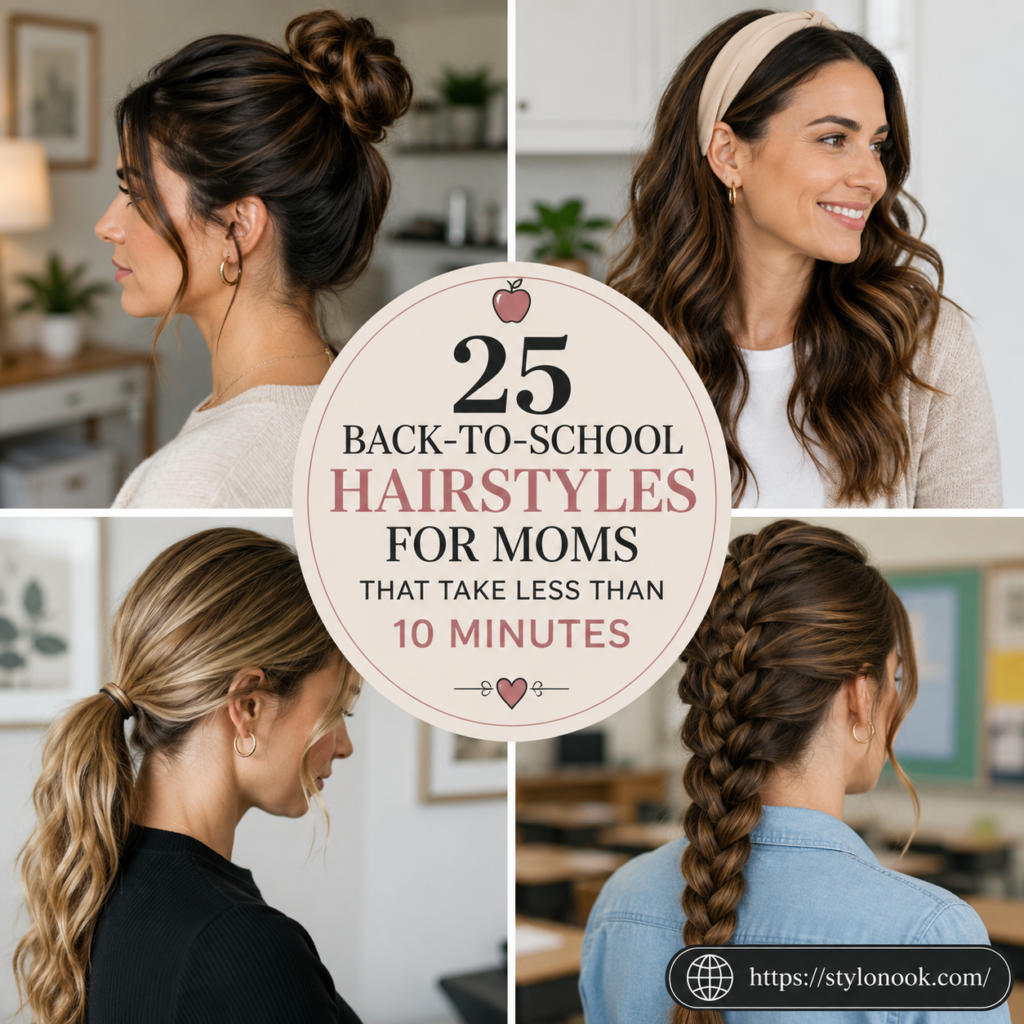 25 Back-to-School Hairstyles for Moms That Take Less Than 10 Minutes