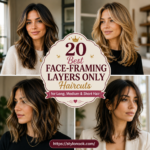 20 Best Face-Framing Layers Only Haircuts for Long, Medium & Short Hair