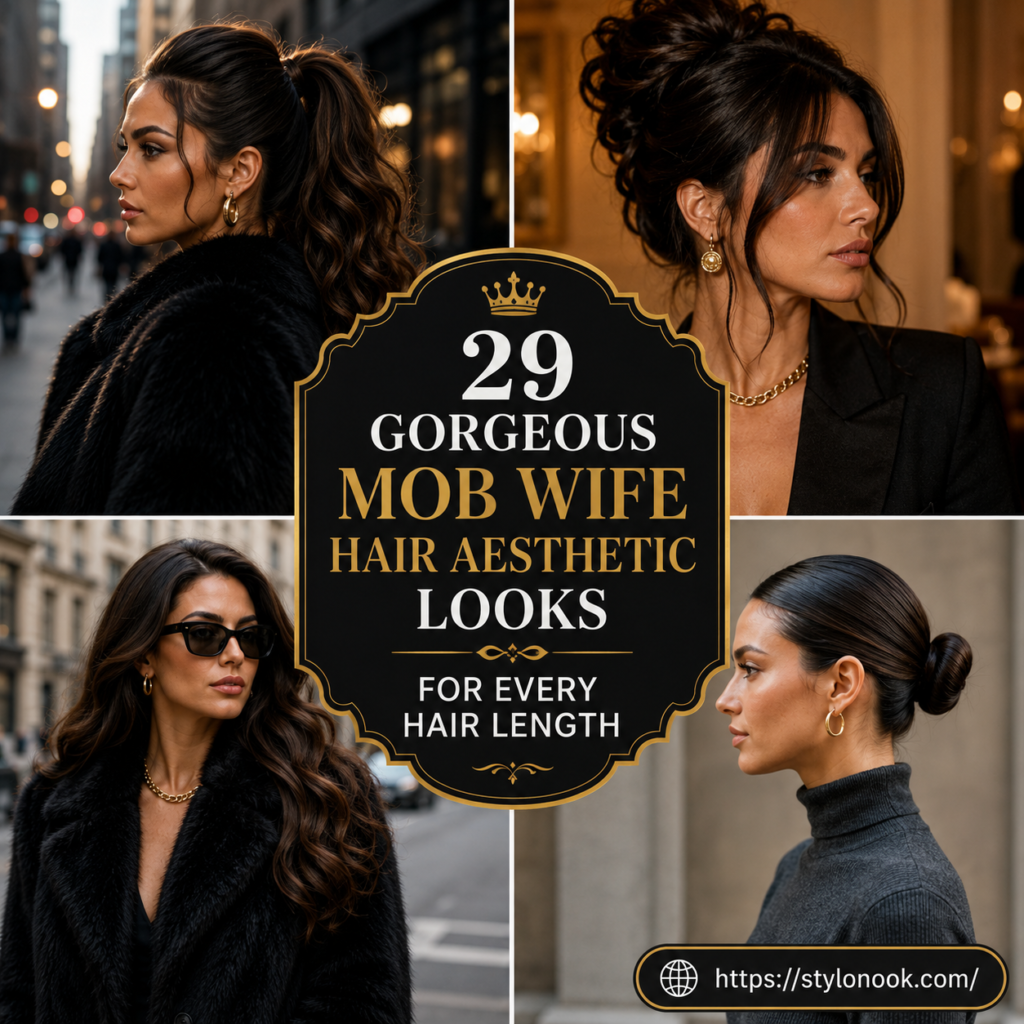 29 Gorgeous Mob Wife Hair Aesthetic Looks for Every Hair Length