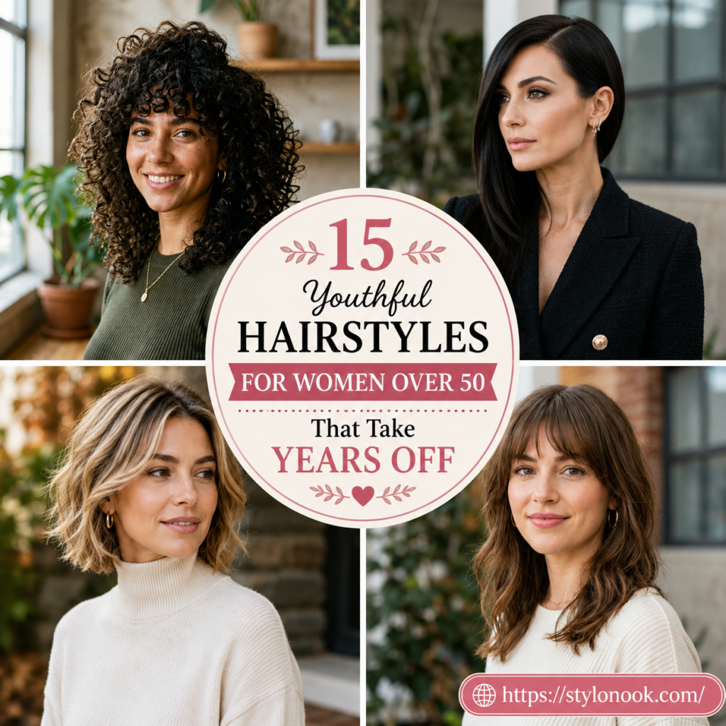 15 Youthful Hairstyles for Women Over 50 That Take Years Off