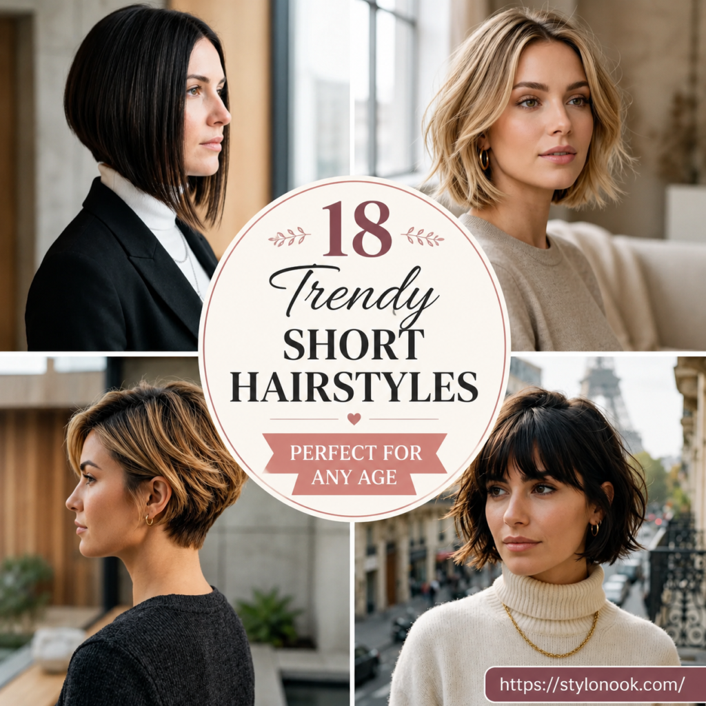 18 Trendy Short Hairstyles Perfect for Any Age