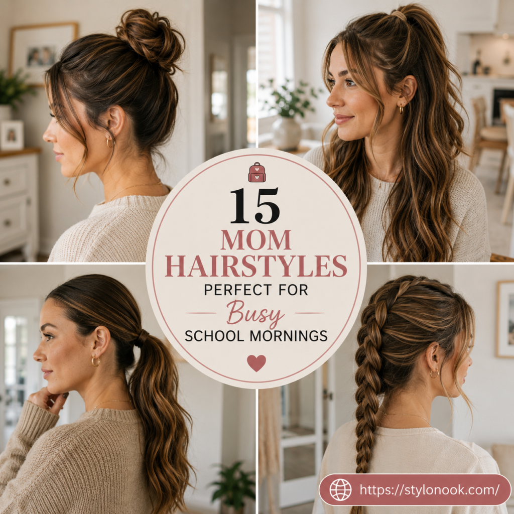 15 Mom Hairstyles Perfect for Busy School Mornings