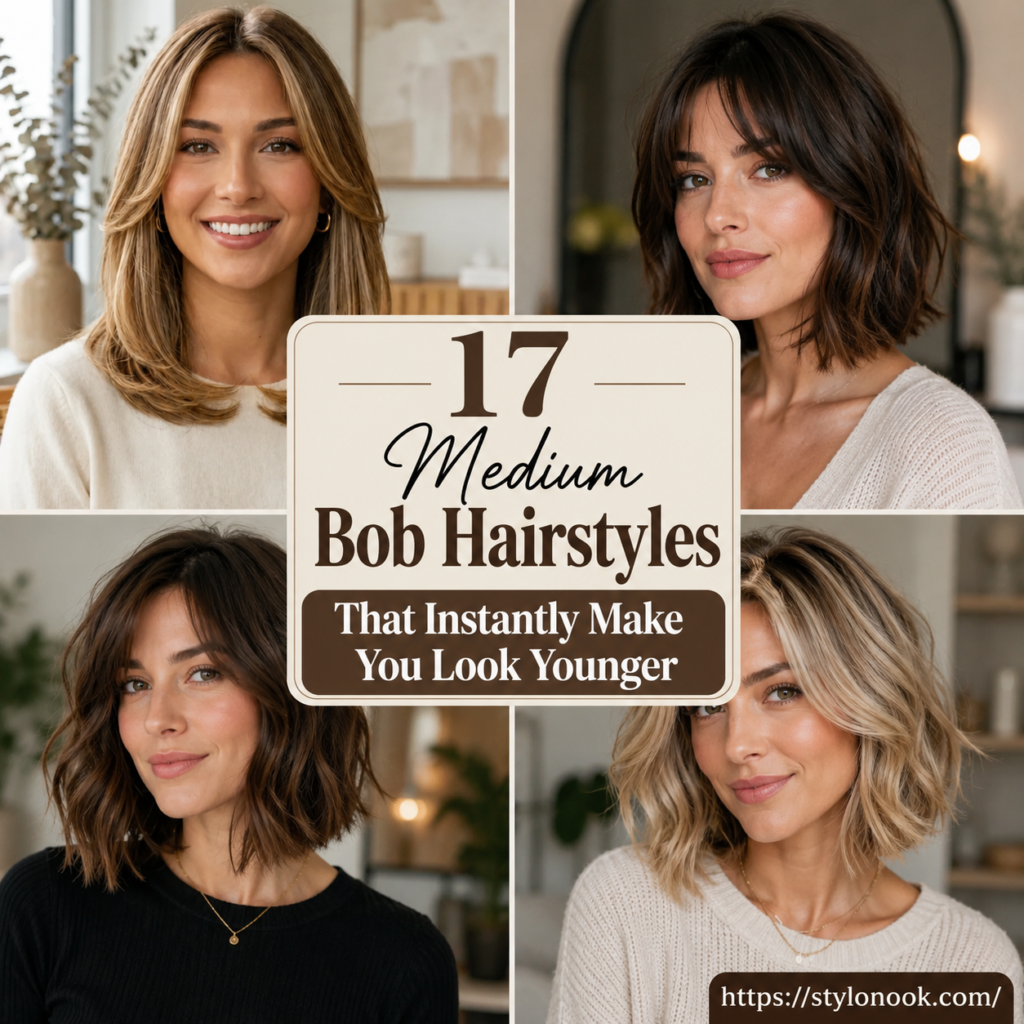 17 Medium Bob Hairstyles That Instantly Make You Look Younger