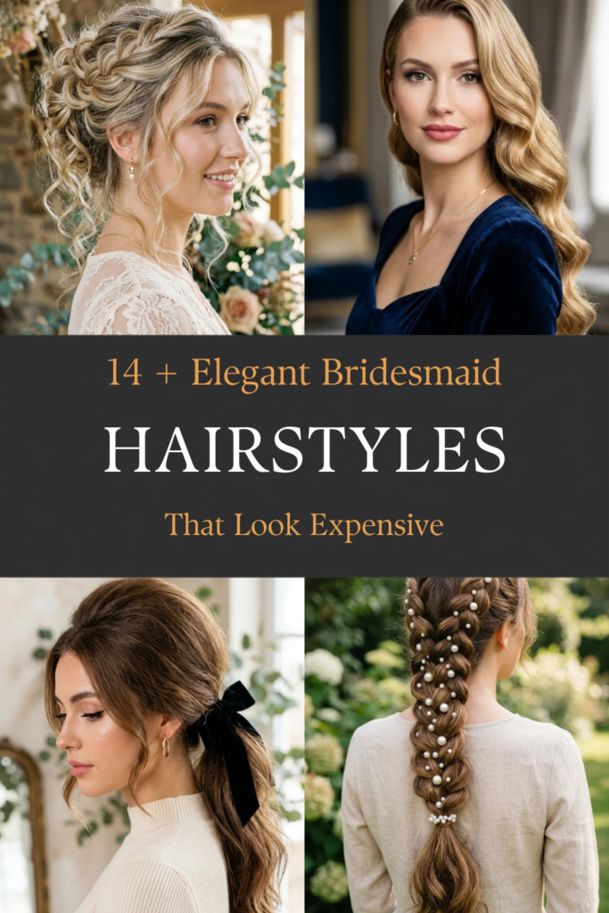 14 + Elegant Bridesmaid Hairstyles That Look Expensive