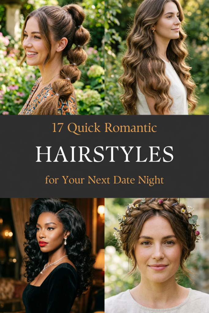 17 Quick Romantic Hairstyles for Your Next Date Night