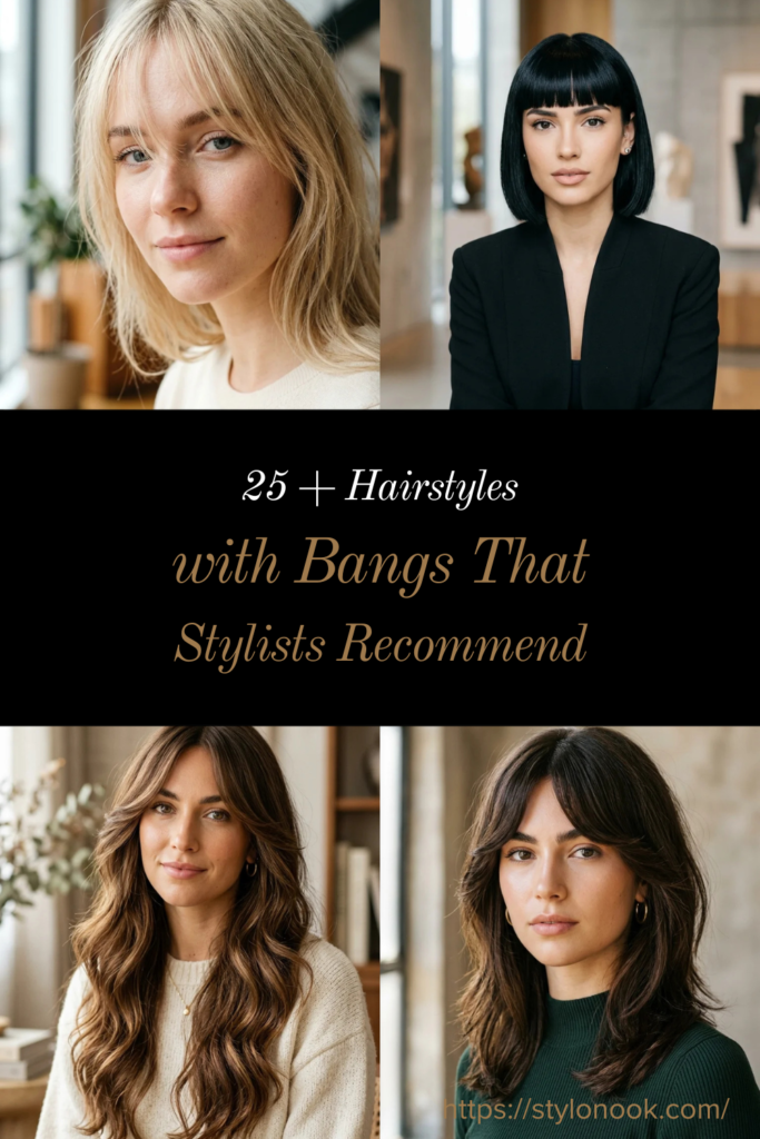 25 + Hairstyles with Bangs That Stylists Recommend