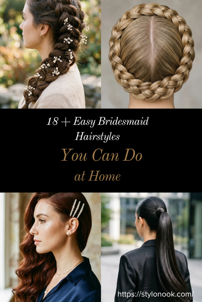 18 + Easy Bridesmaid Hairstyles You Can Do at Home