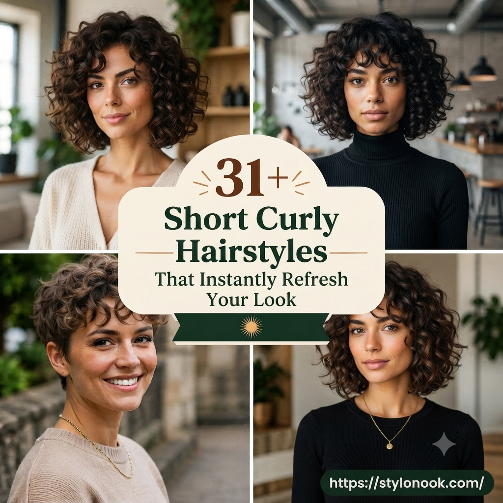 31+ Short Curly Hairstyles That Instantly Refresh Your Look