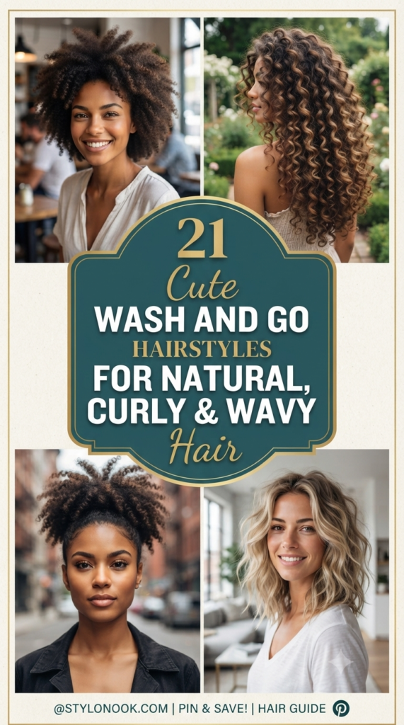 21 Cute Wash and Go Hairstyles for Natural, Curly & Wavy Hair