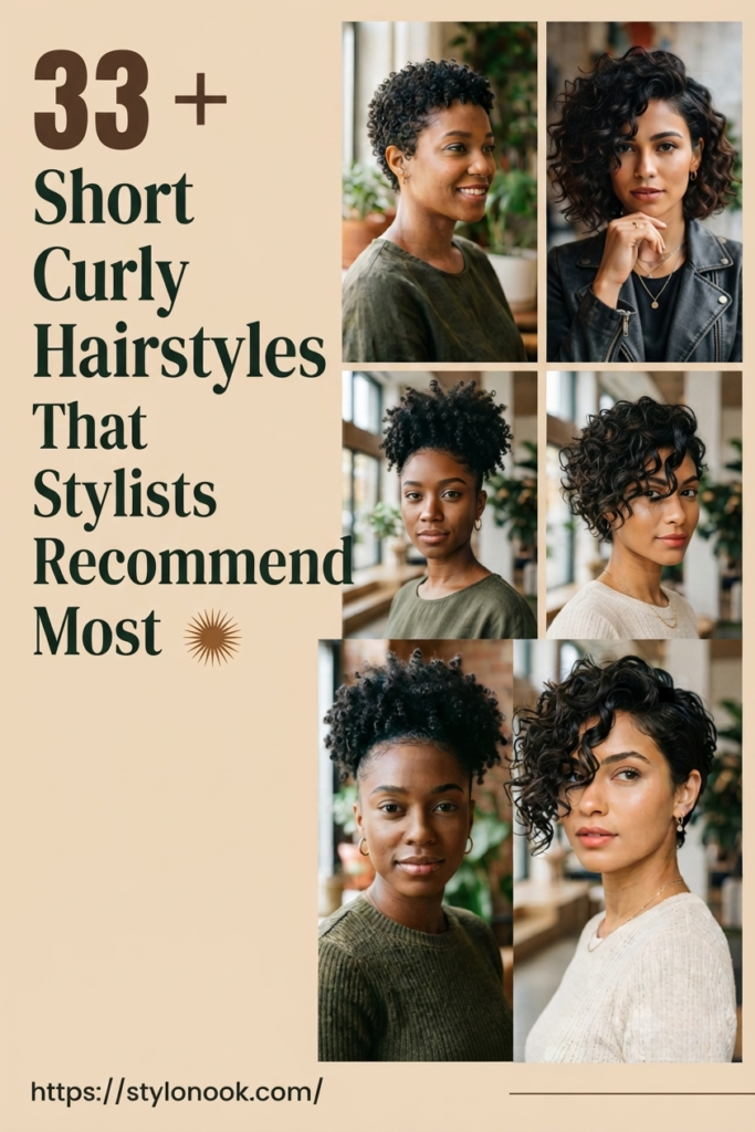 33 + Short Curly Hairstyles That Stylists Recommend Most