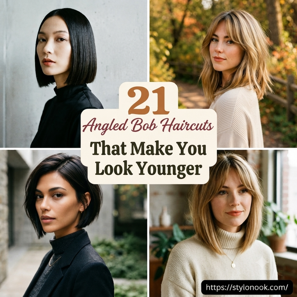21 Angled Bob Haircuts That Make You Look Younger