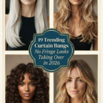 19 Trending Curtain Bangs No Fringe Looks Taking Over in 2026