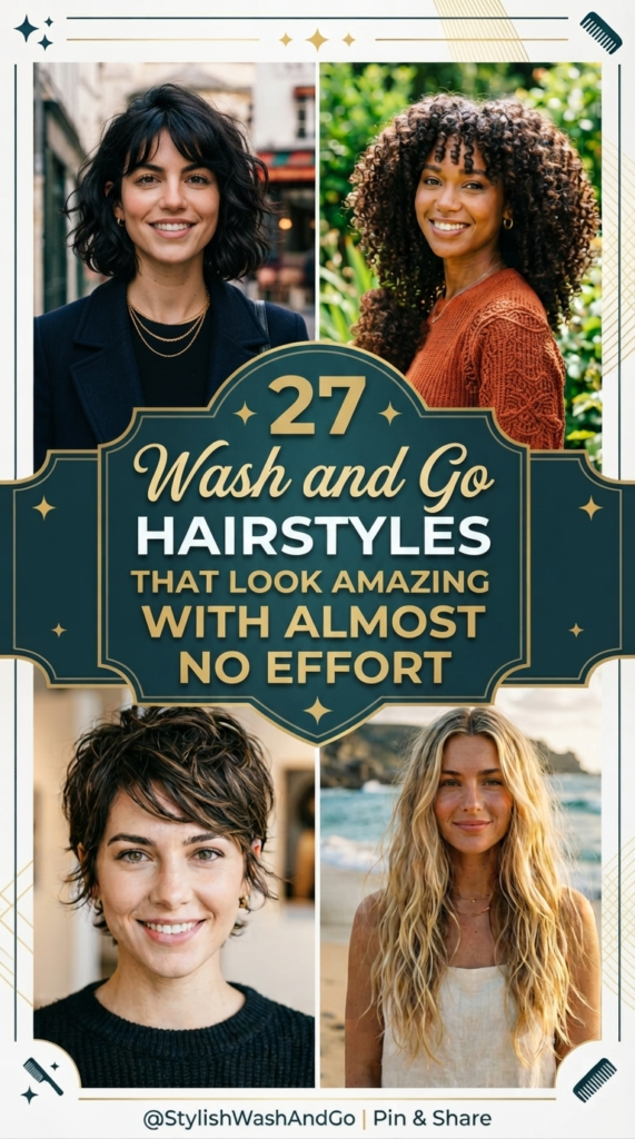 27 Wash and Go Hairstyles That Look Amazing With Almost No Effort ⭐