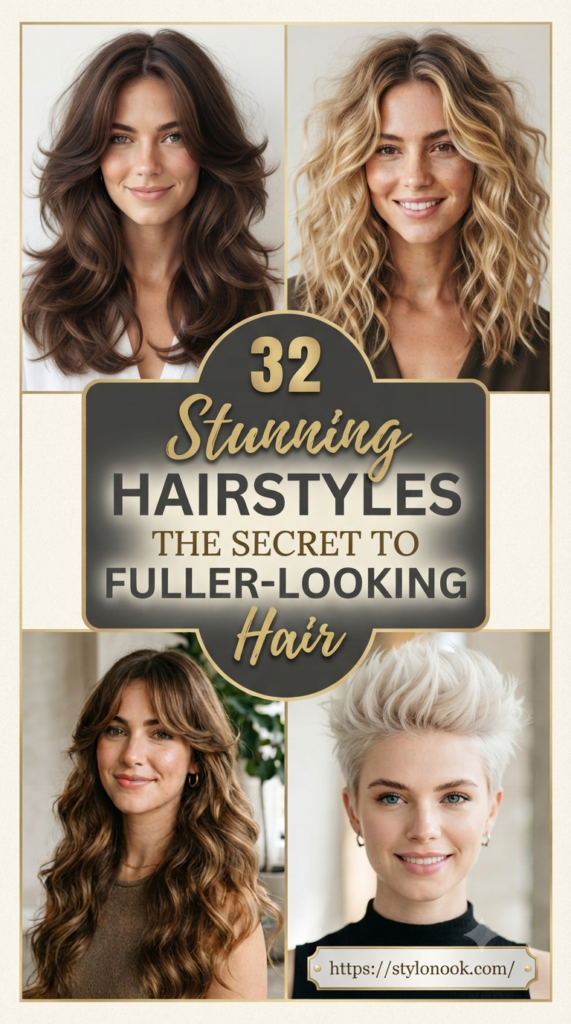 32 Stunning Hairstyles: The Secret to Fuller-Looking Hair