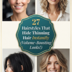 27 Hairstyles That Hide Thinning Hair Instantly (Volume-Boosting Looks!)