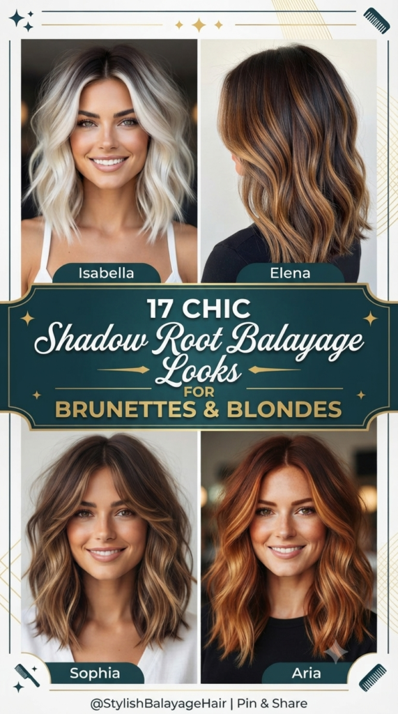 17 Chic Shadow Root Balayage Looks for Brunettes & Blondes