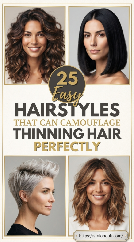 25 Easy Hairstyles That Camouflage Thinning Hair Perfectly