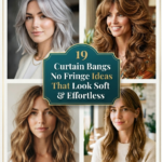 19 Curtain Bangs No Fringe Ideas That Look Soft & Effortless
