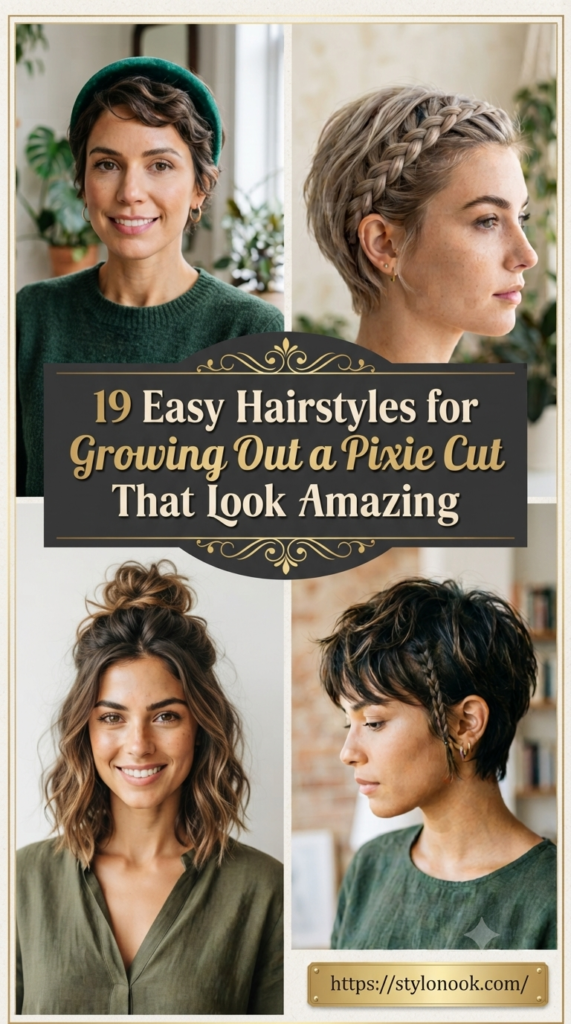 19 Easy Hairstyles for Growing Out a Pixie Cut That Look Amazing