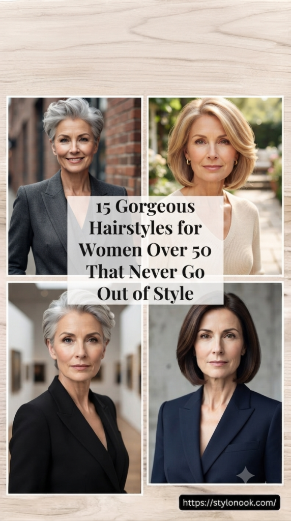 15 Gorgeous Hairstyles for Women Over 50 That Never Go Out of Style