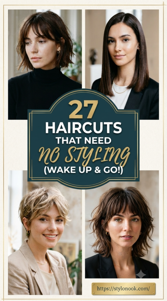 27 Haircuts That Need No Styling (Wake Up & Go!)