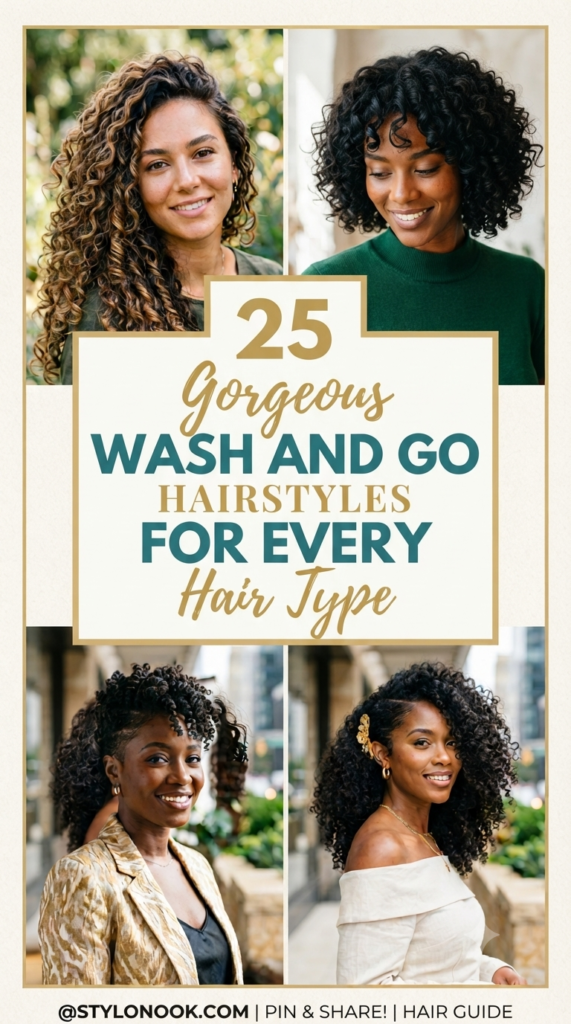 25 Gorgeous Wash and Go Hairstyles for Every Hair Type