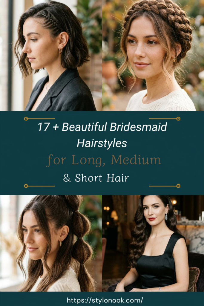 17 + Beautiful Bridesmaid Hairstyles for Long, Medium & Short Hair