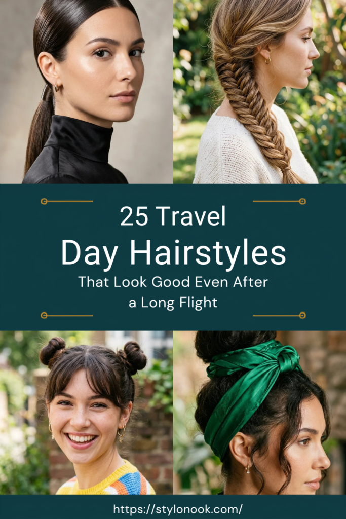 25 Travel Day Hairstyles That Look Good Even After a Long Flight