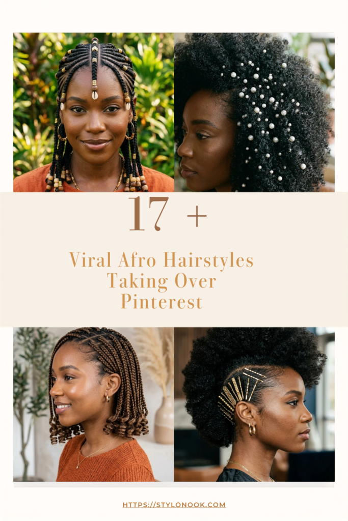 17 + Viral Afro Hairstyles Taking Over Pinterest