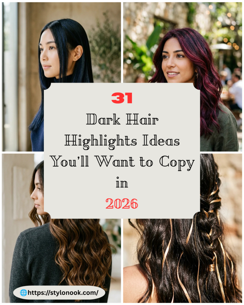31 Dark Hair Highlights Ideas You’ll Want to Copy in 2026