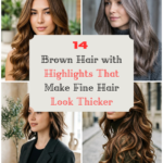 14 Brown Hair with Highlights That Make Fine Hair Look Thicker