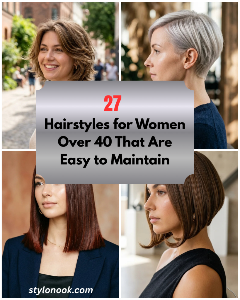 27 Hairstyles for Women Over 40 That Are Easy to Maintain