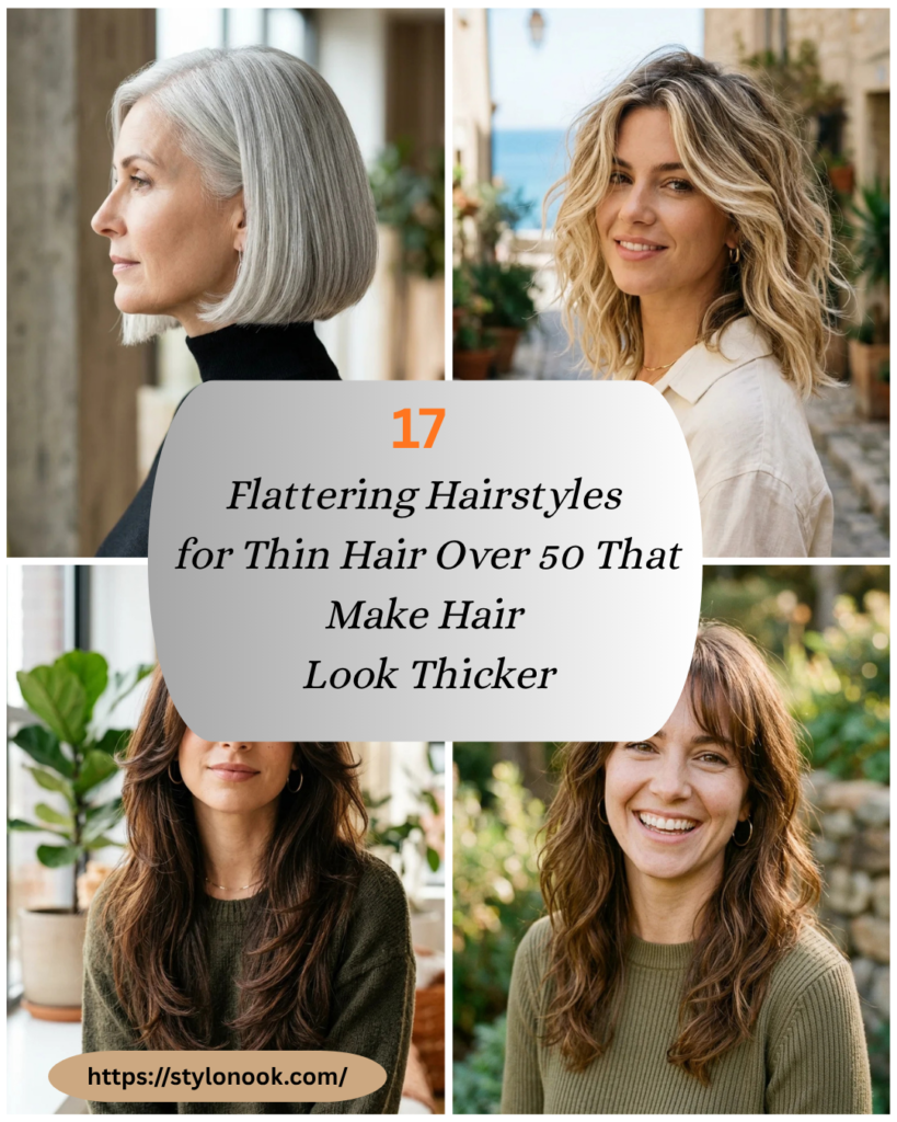 17 Flattering Hairstyles for Thin Hair Over 50 That Make Hair Look Thicker