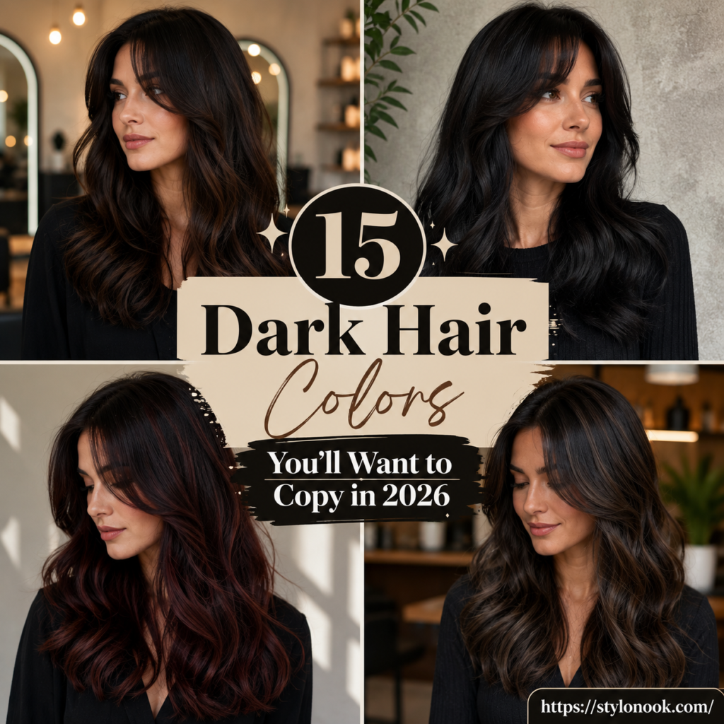 15 Dark Hair Colors You’ll Want to Copy in 2026