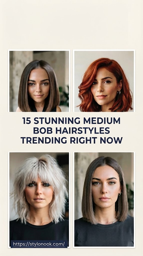 19 Best Medium Bob Hairstyles for Every Face Shape