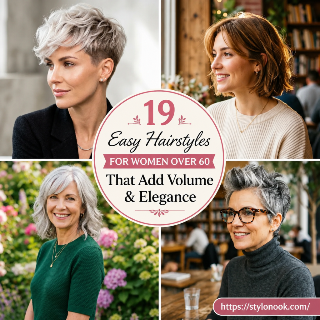 19 Easy Hairstyles for Women Over 60 That Add Volume & Elegance