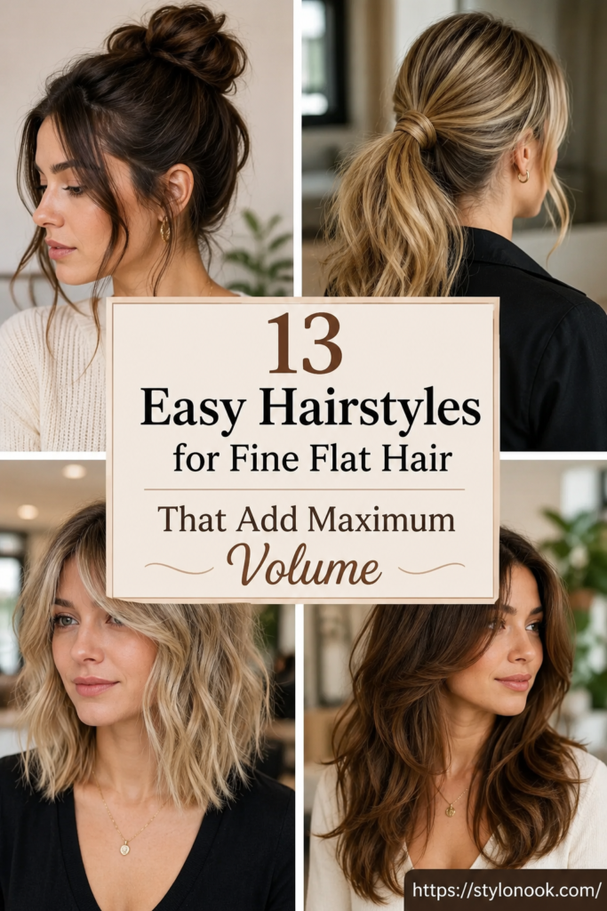 13 Easy Hairstyles for Fine Flat Hair That Add Maximum Volume
